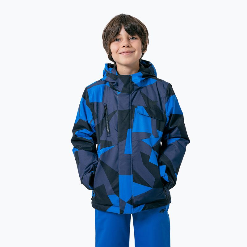 Kurtka narciarska dziecięca 4F JKUMN002 multicolour 1