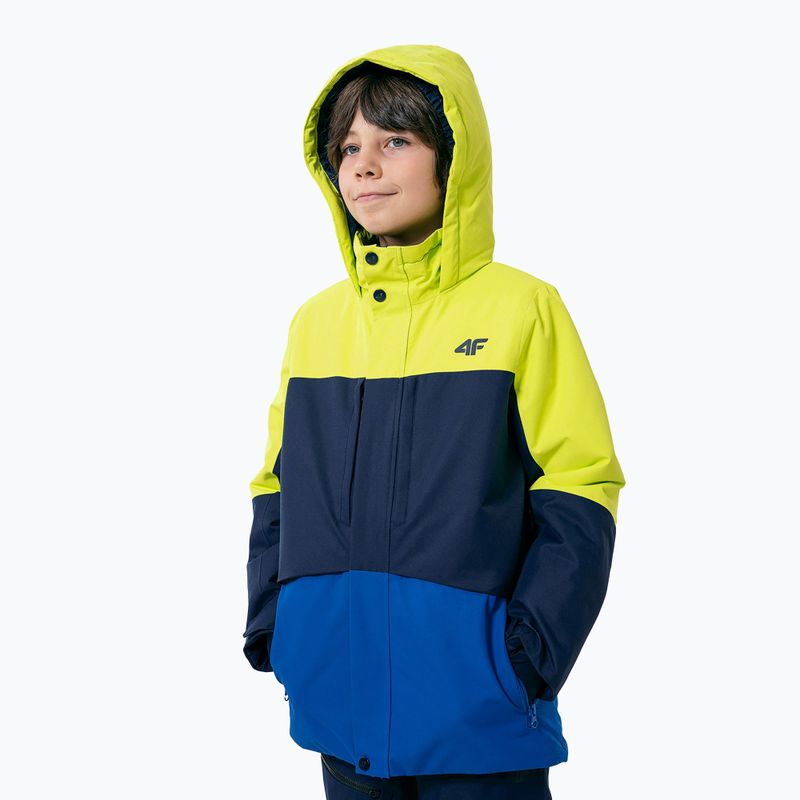 Kurtka narciarska dziecięca 4F JKUMN004 multicolour 2