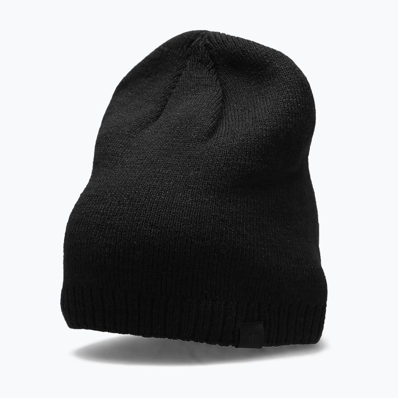 Czapka zimowa męska 4F CAM002 deep black 4