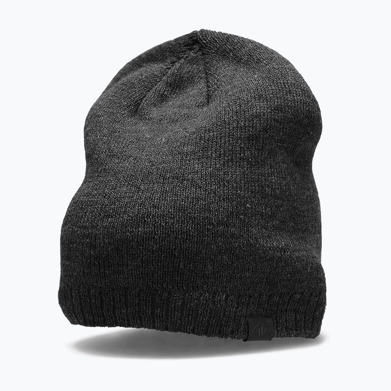 Czapka zimowa męska 4F CAM002 dark grey melange 4