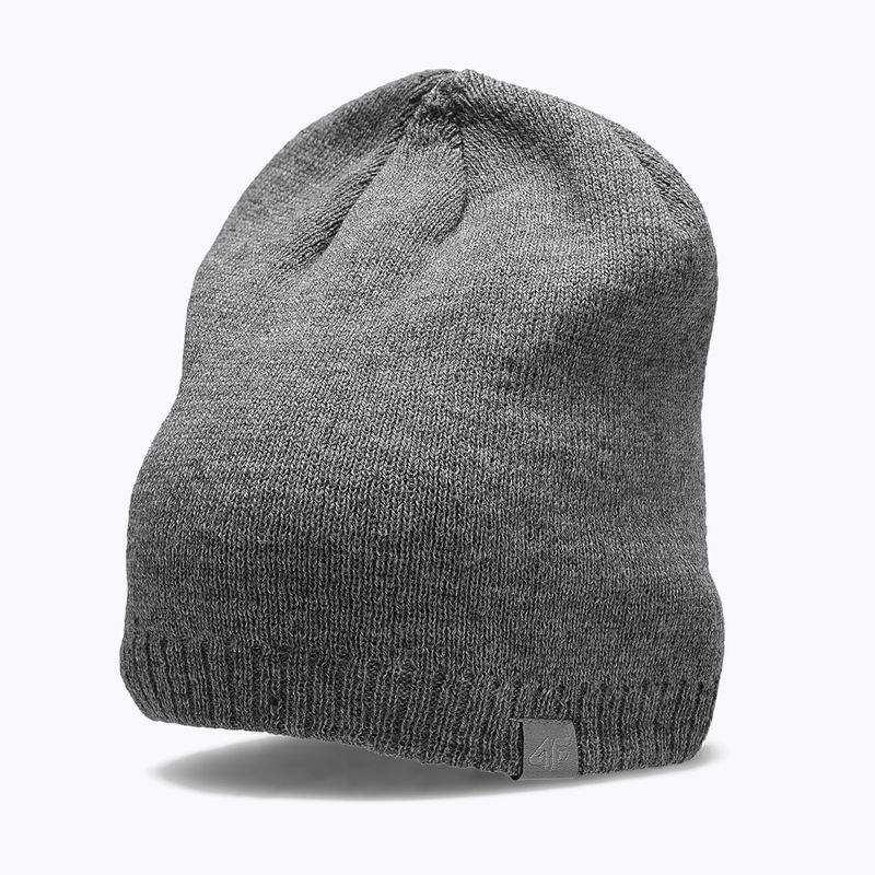 Czapka zimowa męska 4F CAM002 middle grey melange 4