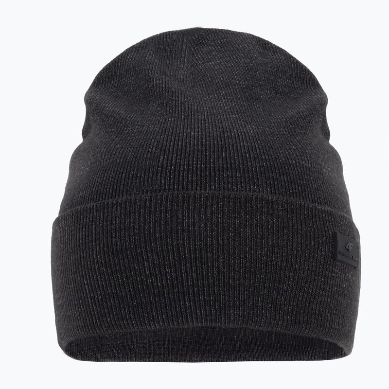 Czapka zimowa męska 4F CAM004 dark grey melange 2