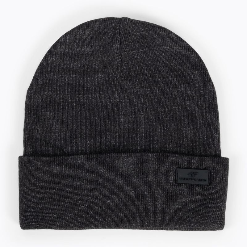 Czapka zimowa męska 4F CAM004 dark grey melange 5