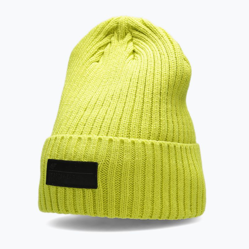 Czapka zimowa męska 4F CAM013 canary green neon 6