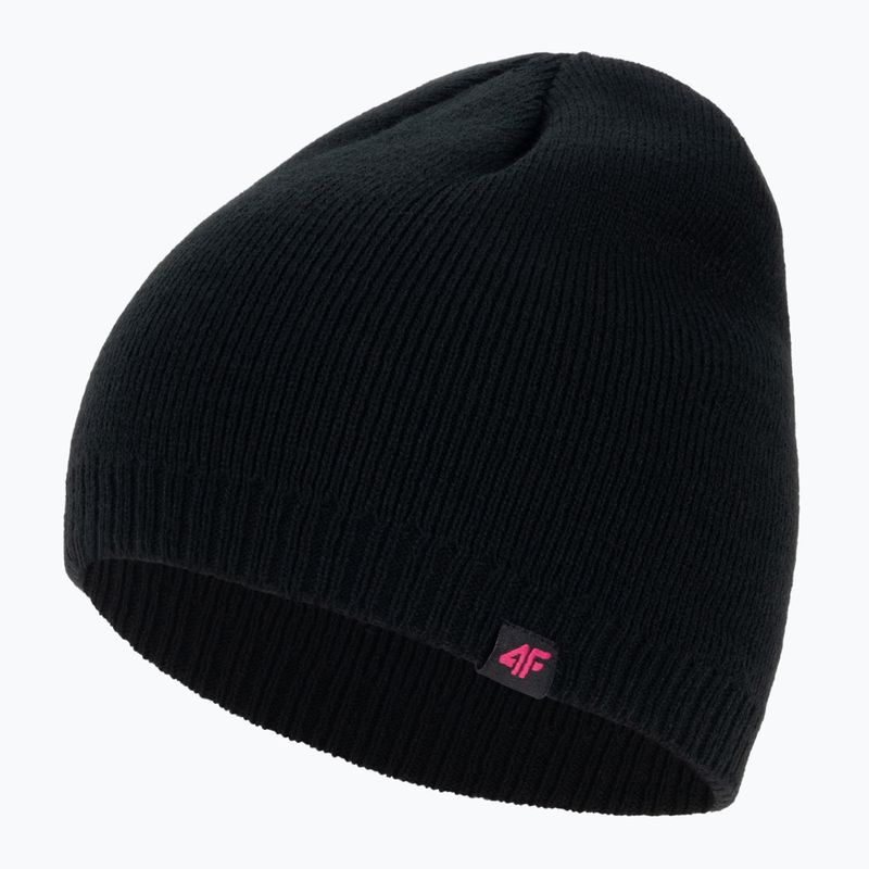 Czapka zimowa damska 4F CAD001 deep black 3