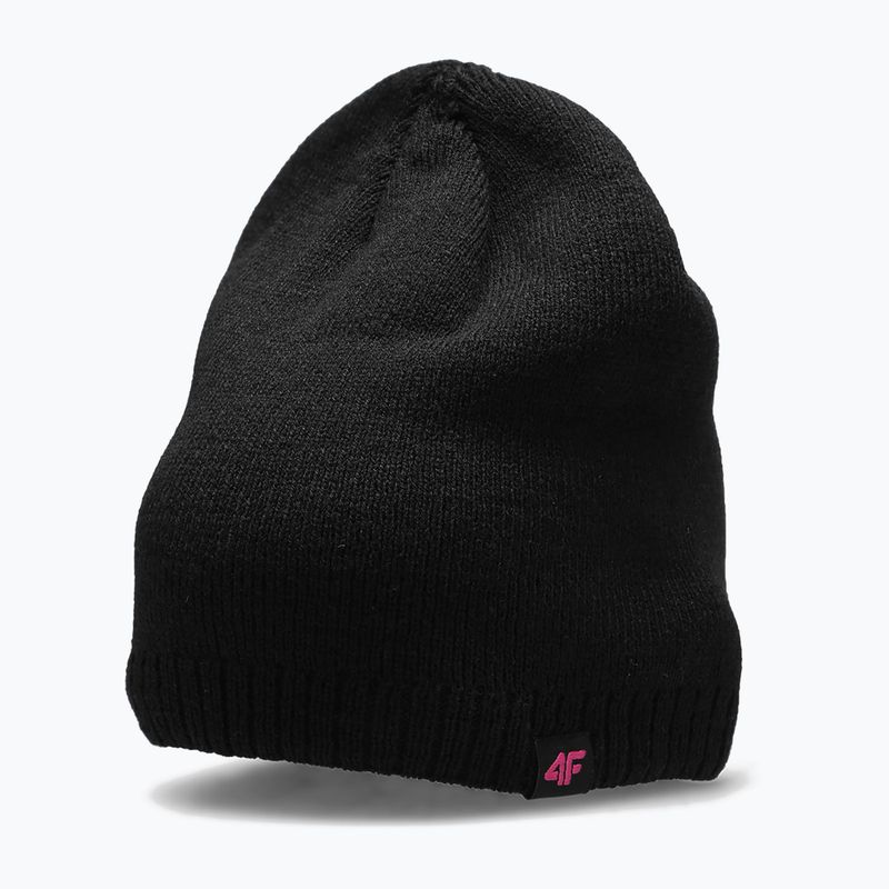 Czapka zimowa damska 4F CAD001 deep black 6