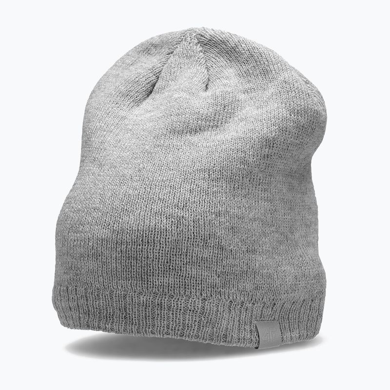 Czapka zimowa damska 4F CAD001 cold light grey melange 6