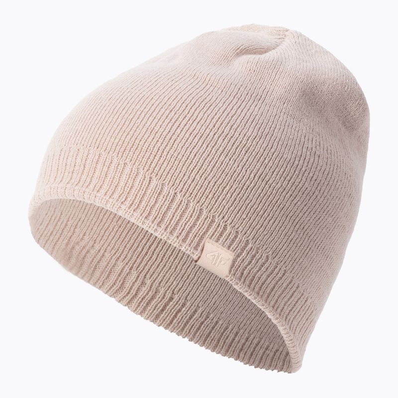 Czapka zimowa damska 4F CAD001 light pink 3