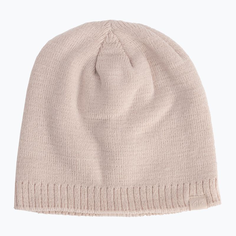 Czapka zimowa damska 4F CAD001 light pink 5