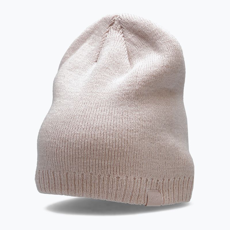 Czapka zimowa damska 4F CAD001 light pink 6