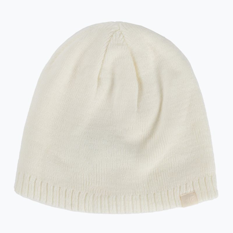 Czapka zimowa damska 4F CAD001 off white 5