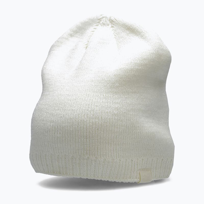 Czapka zimowa damska 4F CAD001 off white 6