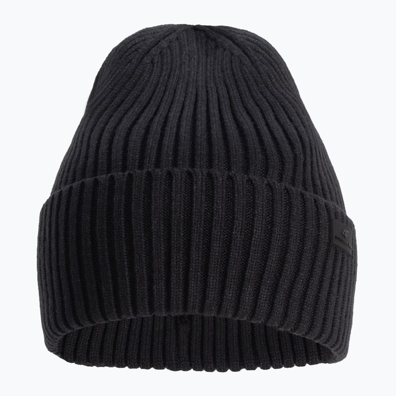 Czapka zimowa damska 4F CAD004 deep black 2
