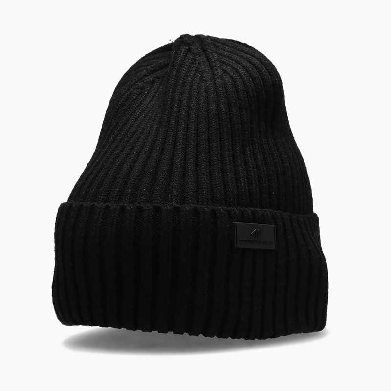 Czapka zimowa damska 4F CAD004 deep black 6