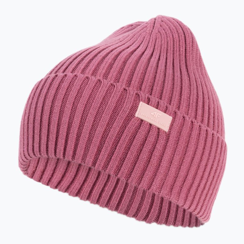 Czapka zimowa damska 4F CAD004 pink 3