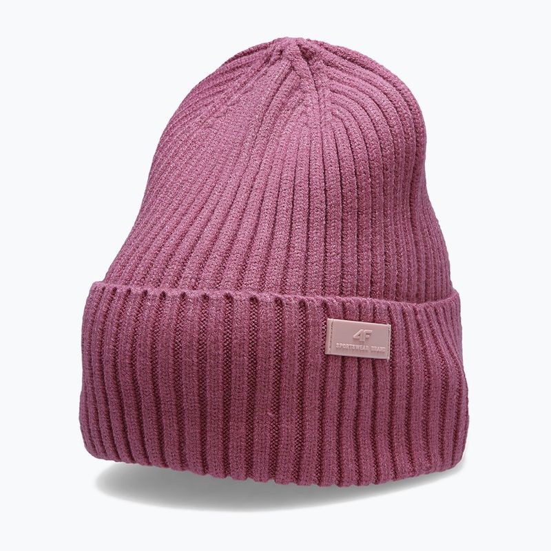 Czapka zimowa damska 4F CAD004 pink 6