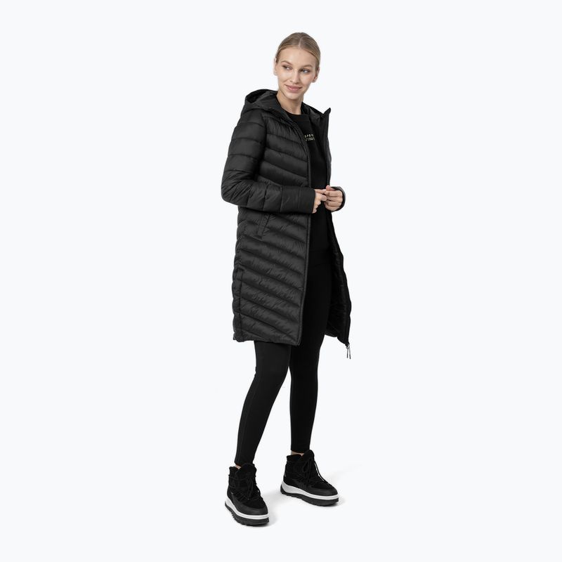 Płaszcz puchowy damski 4F KUDP015 deep black 2