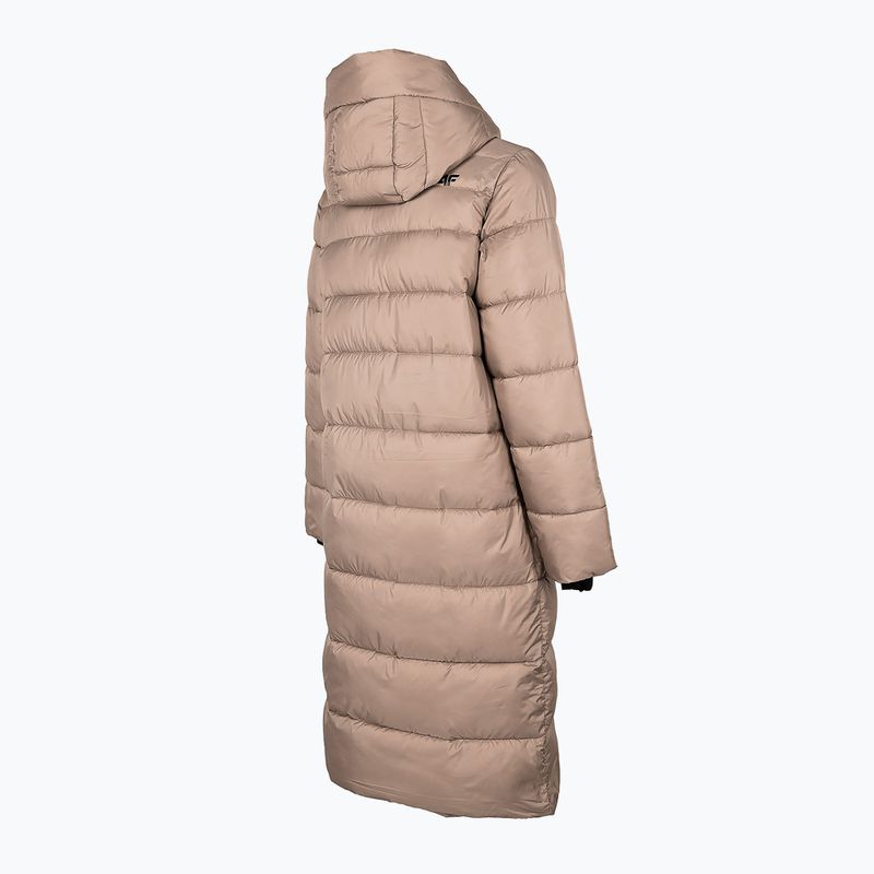 Płaszcz puchowy damski 4F KUDP018 beige 12