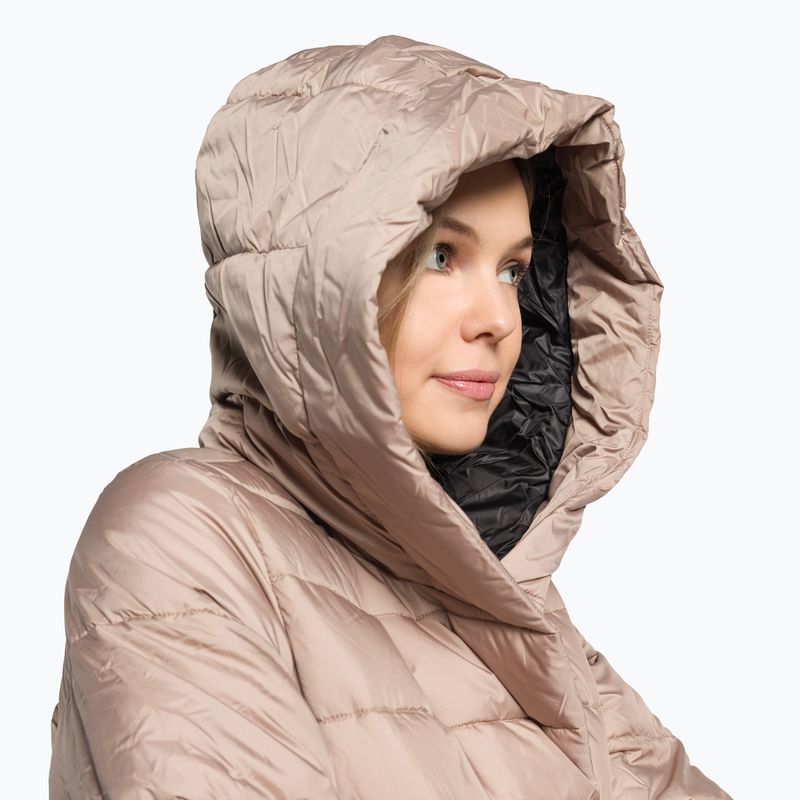 Płaszcz puchowy damski 4F KUDP018 beige 5
