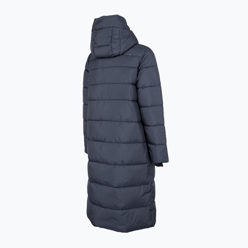 Płaszcz puchowy damski 4F KUDP018 denim 12