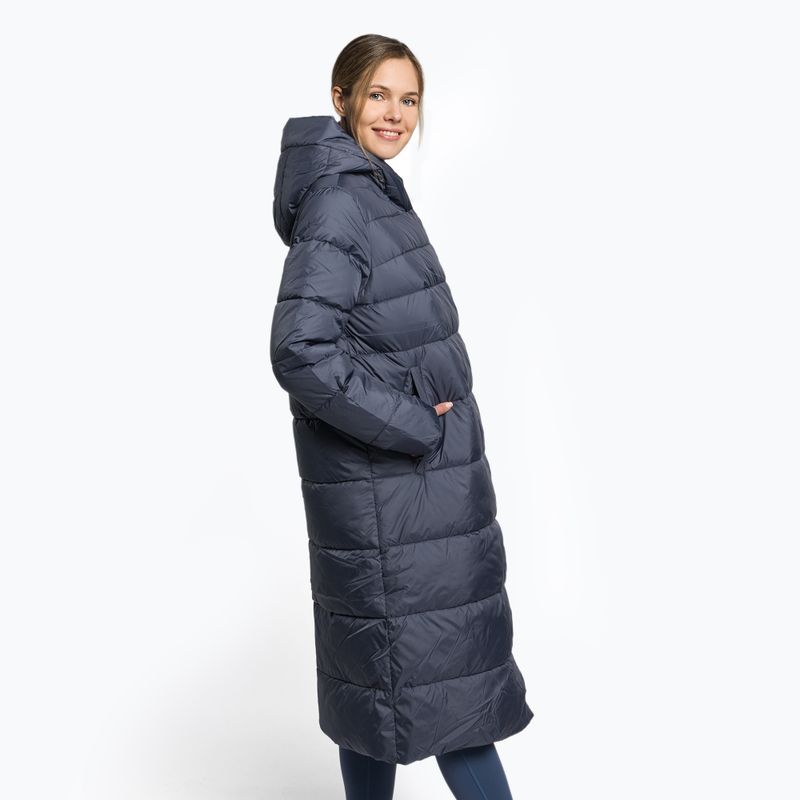 Płaszcz puchowy damski 4F KUDP018 denim 3