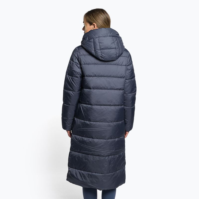 Płaszcz puchowy damski 4F KUDP018 denim 4