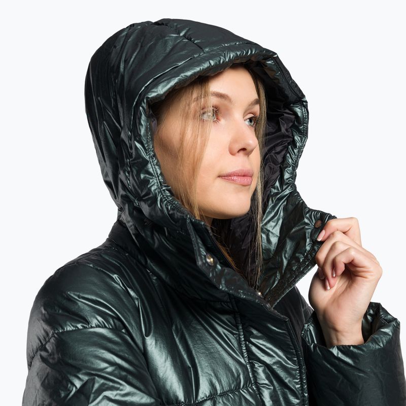 Płaszcz puchowy damski 4F KUDP011 dark green 5