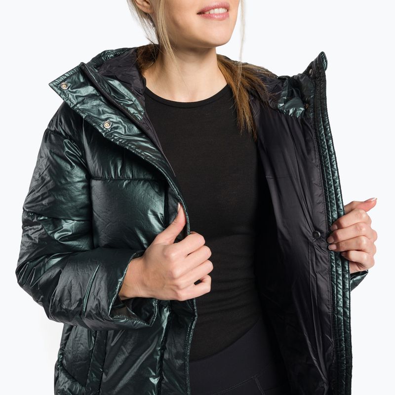 Płaszcz puchowy damski 4F KUDP011 dark green 6