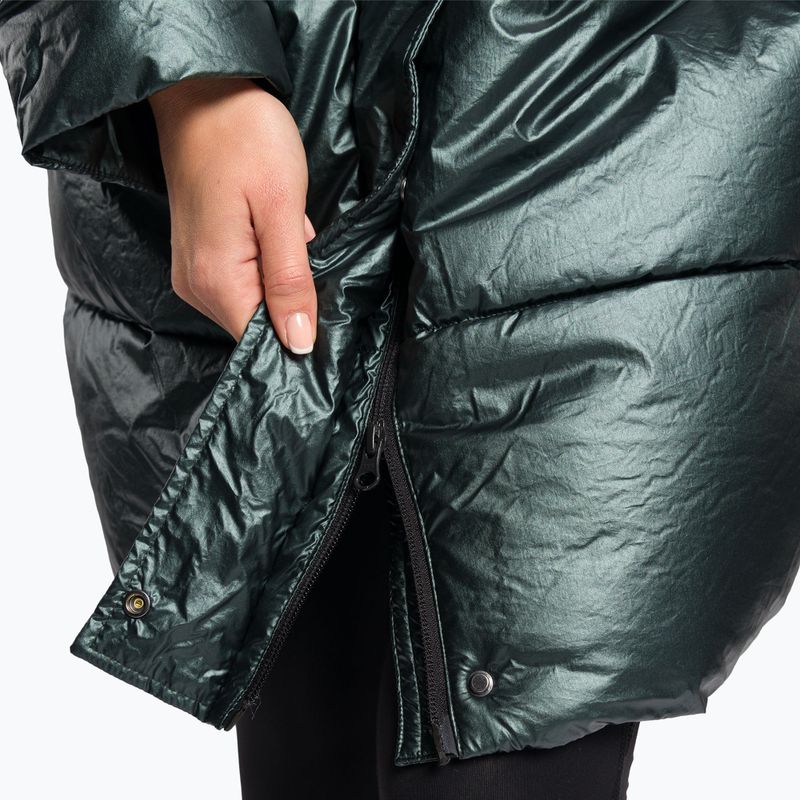 Płaszcz puchowy damski 4F KUDP011 dark green 9