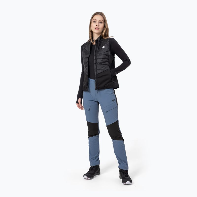Bezrękawnik damski 4F BZD060 deep black 2