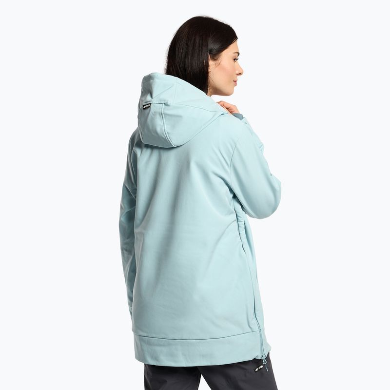 Kurtka snowboardowa damska 4F SFD001F light blue 3