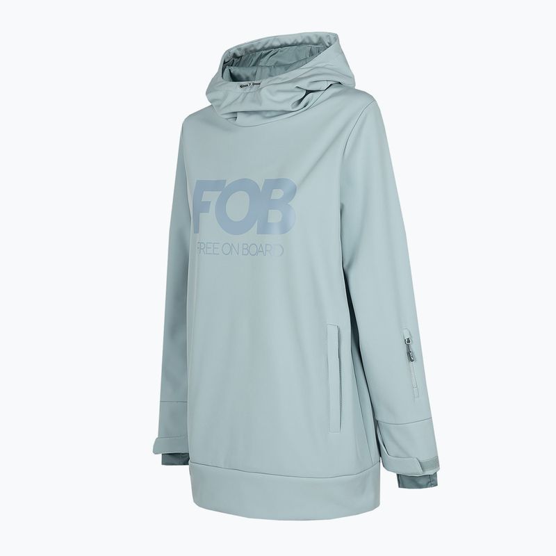 Kurtka snowboardowa damska 4F SFD001F light blue 7