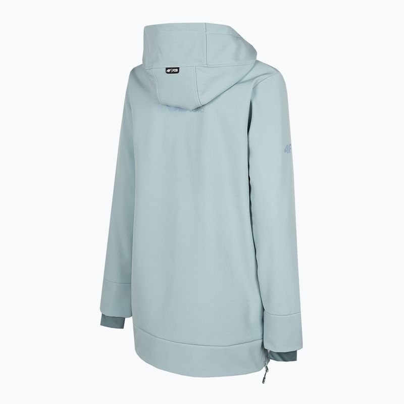 Kurtka snowboardowa damska 4F SFD001F light blue 8