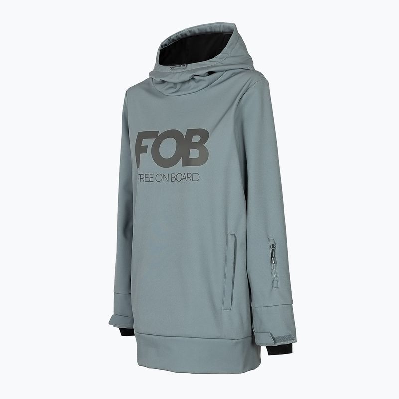 Kurtka snowboardowa damska 4F SFD001F denim 7