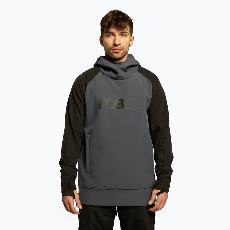 Kurtka snowboardowa męska 4F SFM001F anthracite