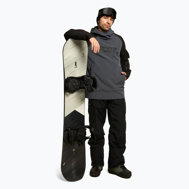 Kurtka snowboardowa męska 4F SFM001F anthracite 2