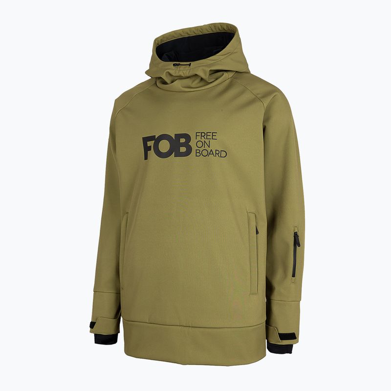 Kurtka snowboardowa męska 4F SFM001F khaki 9