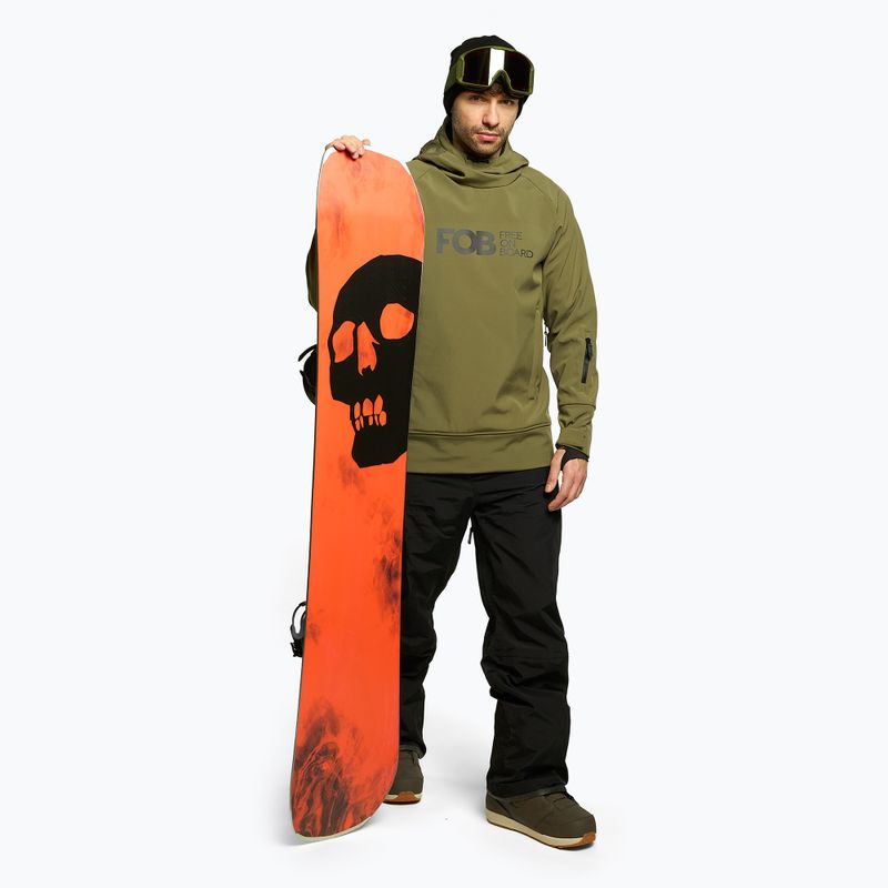 Kurtka snowboardowa męska 4F SFM001F khaki 2