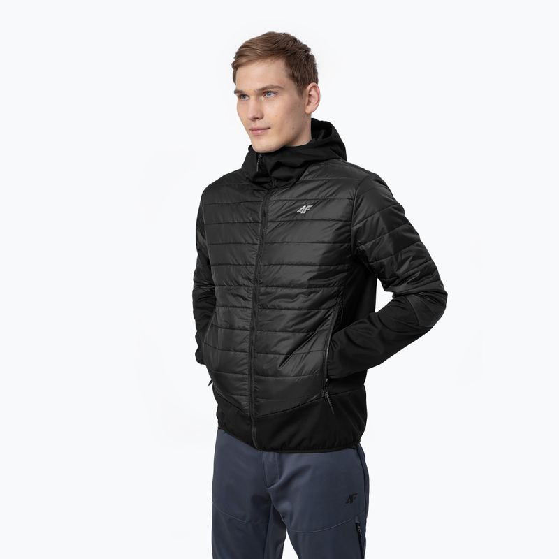 Kurtka hybrydowa męska 4F KUMH060 deep black