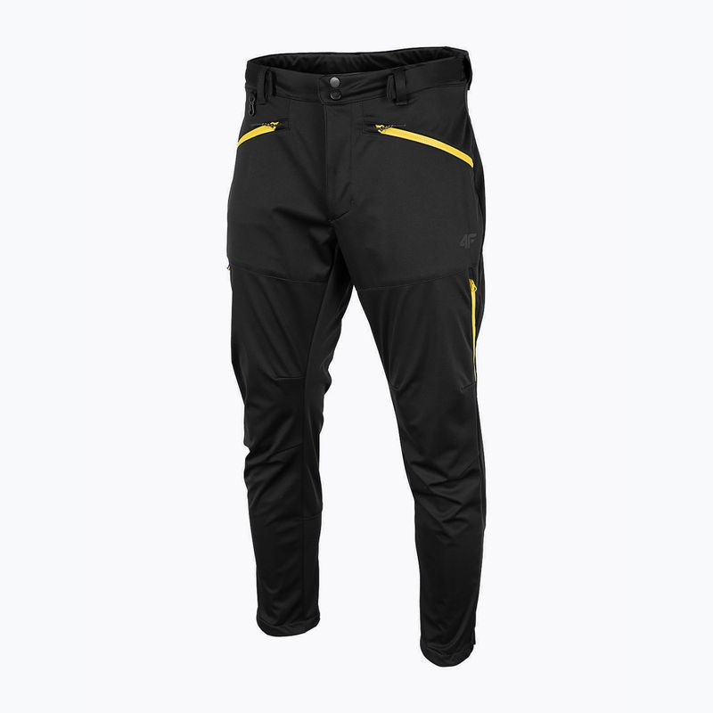 Spodnie z membraną męskie 4F SPMTR061 deep black 3