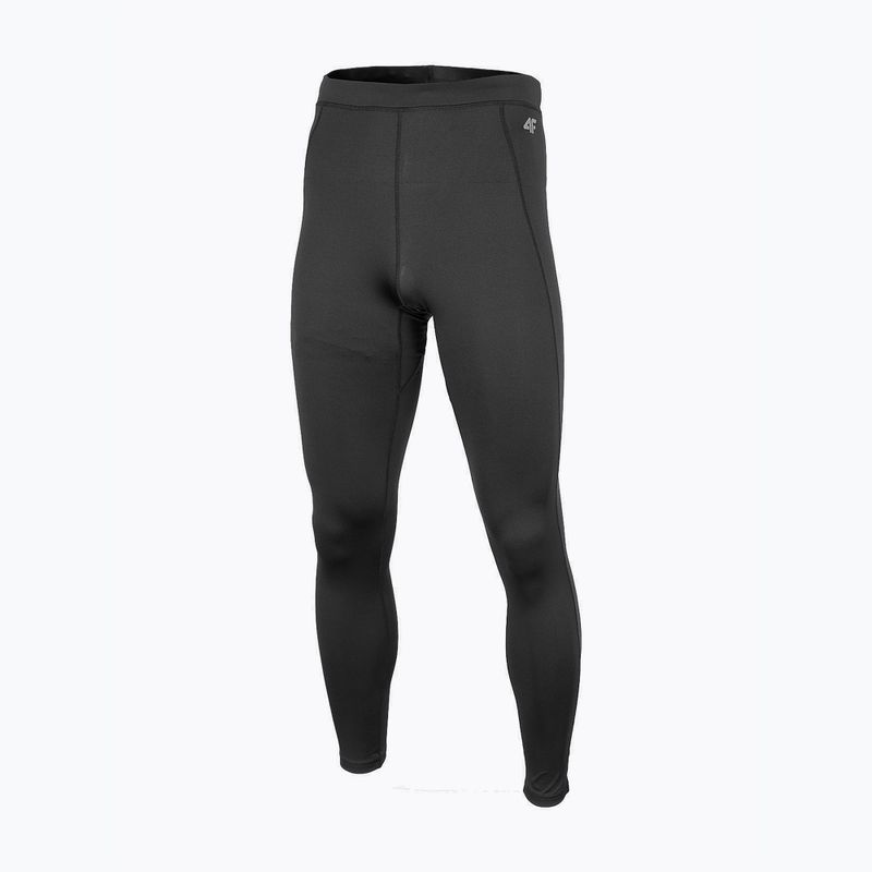 Legginsy treningowe męskie 4F SPMF010 deep black 3