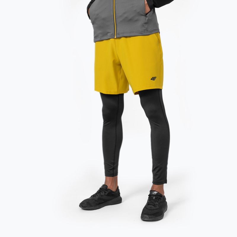Spodenki męskie 4F SKMF010 yellow