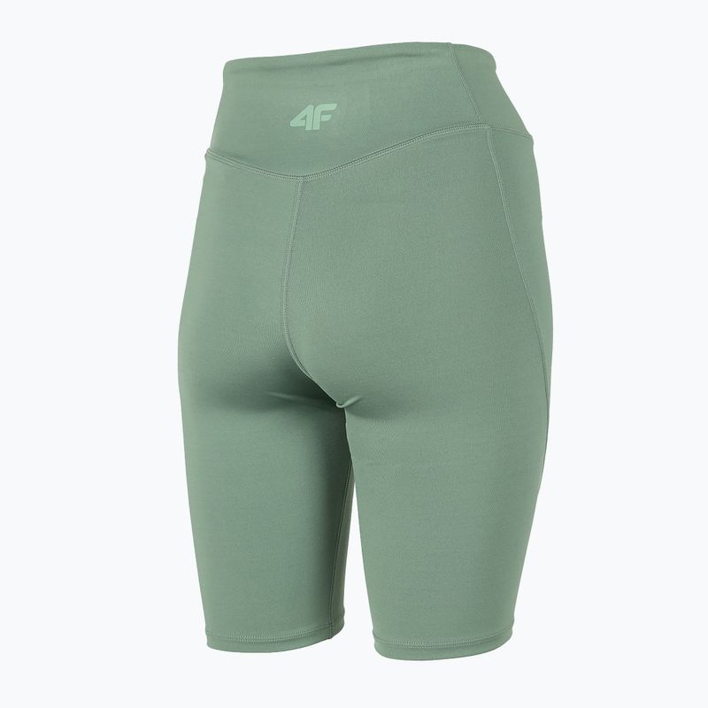 Spodenki do jogi damskie 4F SKDF012 teal 4