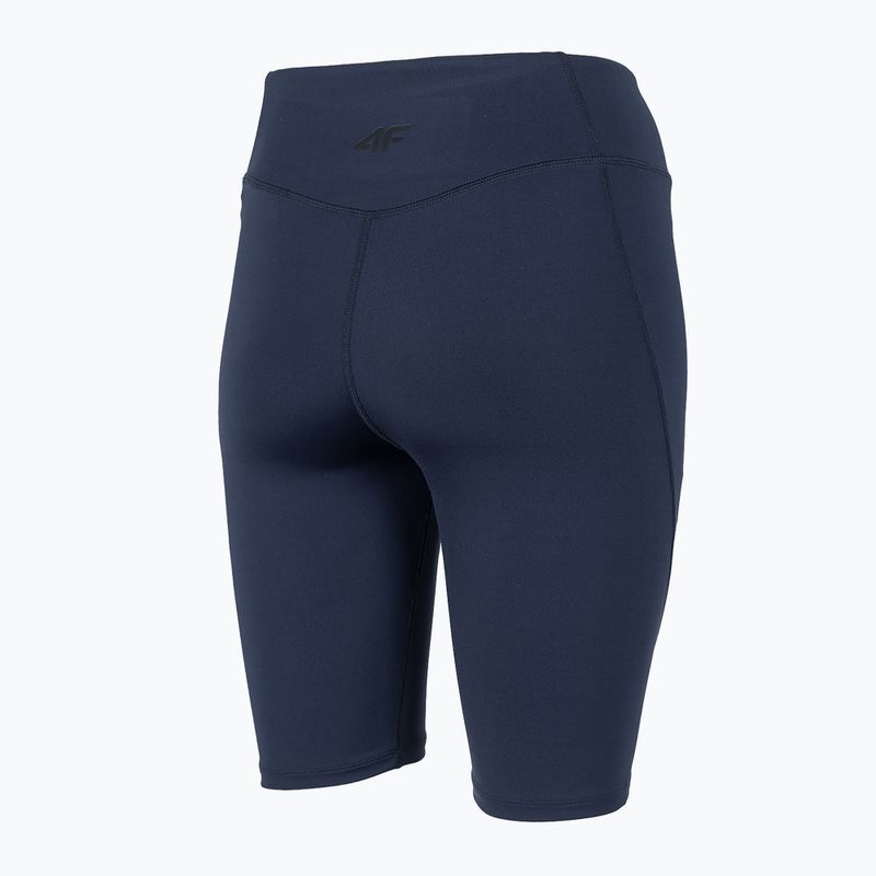 Spodenki do jogi damskie 4F SKDF012 navy 4