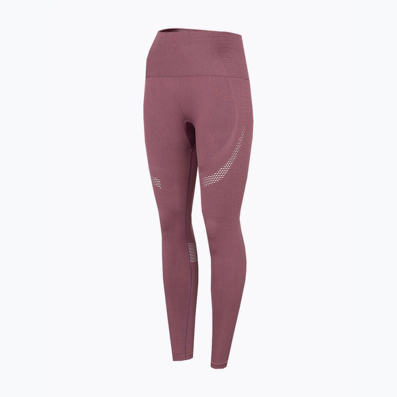 Legginsy treningowe damskie 4F SPDF012 burgundy 3