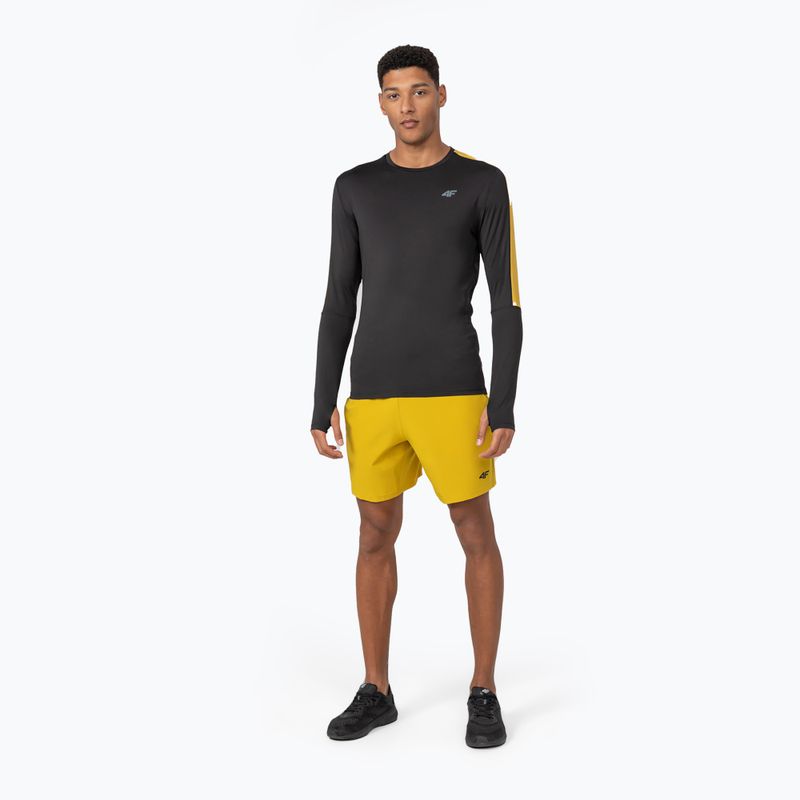Longsleeve męski 4F TSMLF010 LS deep black 2