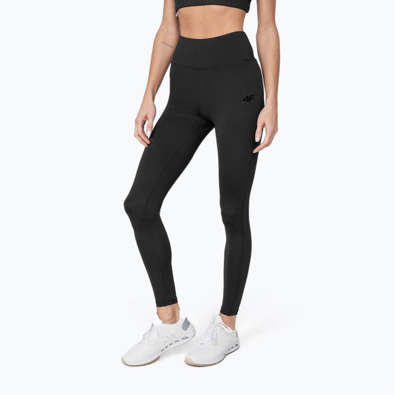 Legginsy damskie 4F SPDF011 deep black