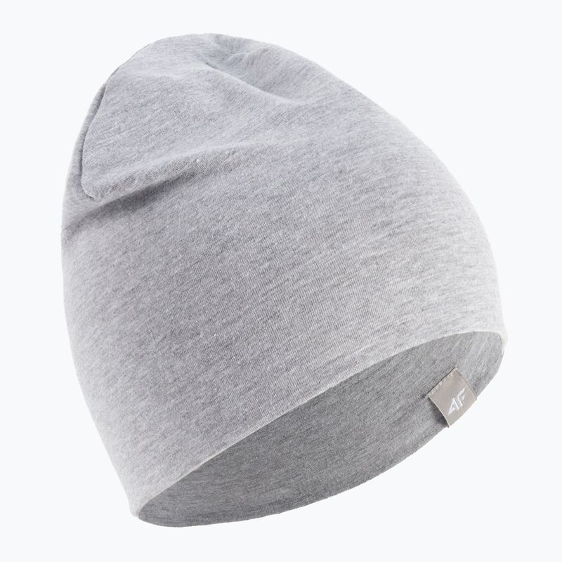Czapka zimowa dziecięca 4F JCAD001 cold light grey melange