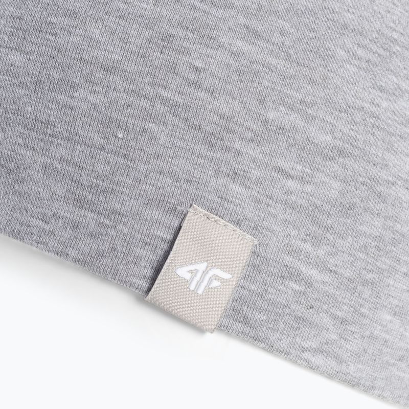 Czapka zimowa dziecięca 4F JCAD001 cold light grey melange 4