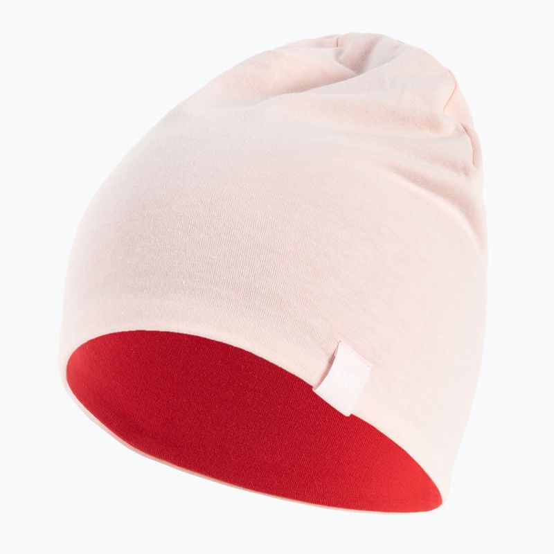 Czapka zimowa dziecięca 4F JCAD001 light pink 3